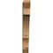 Ekena Millwork Balboa Slat Rough Sawn Bracket, Western Red Cedar, 6"W x 42"D x 48"H BKT06X42X48BOA06RWR - alternate 2